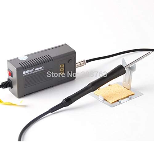 Soldering EU plug BK 950D mini Portable Digital soldering station Electric solder iron+T13 tips Heating Core 100~240V - (Color: A 950D)