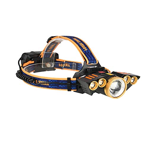 Probe Shiny 1x XM-L T6 LED +4X XPE Induction LED Head Torch Waterproof Rechargeable 800 lm Headlamp Headlight Set