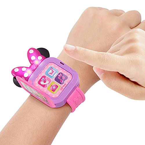 Minnie 89947 Disney Junior Minnie Mouse Play Smart Watch With Lights And Sounds, 3-Pieces, Pretend Play, Kids Toys thumb #3