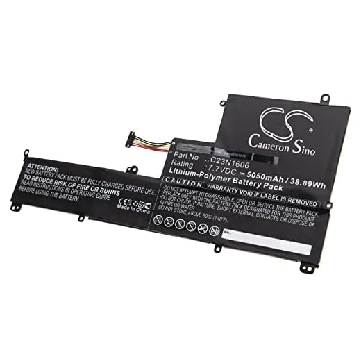 vhbw Akku kompatibel mit Asus Zenbook 3 UX390, UX390U, UX390UA Notebook (5050mAh, 7,7V, Li-Polymer)