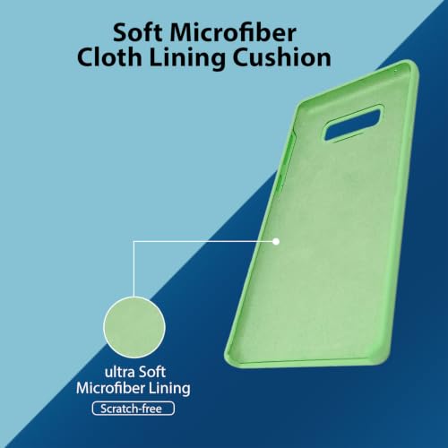 Image of LIRAMARK Liquid Silicone Soft Back Cover Case for Samsung Galaxy Note 8 (Mint Green)