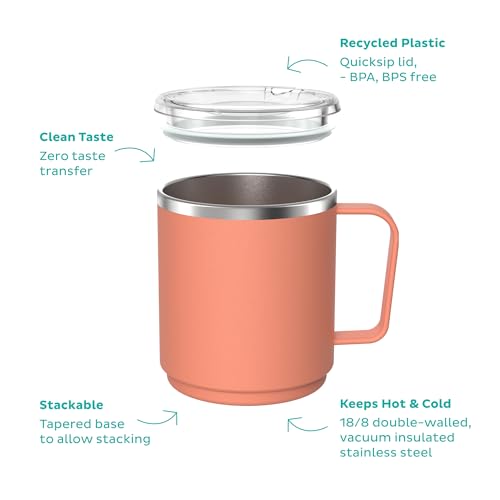 KeepCup Camp Mug taza apilable acero inoxidable 340ml miniatura 2