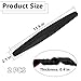 2 PCS Bumper Guard Strip, Car Bumper Guard, Front Bumper Decorative Strip, Car Bumper Anti-Scratch Strips for Cars SUV Pickup Truck (Black)