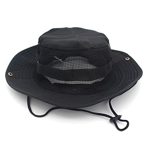 Foldable Boonie Fishing Hat UV Sun Hat Breathable Wide Brim Mesh Safari Boonie Hat Summer Outdoor Travel Hunting Hat2