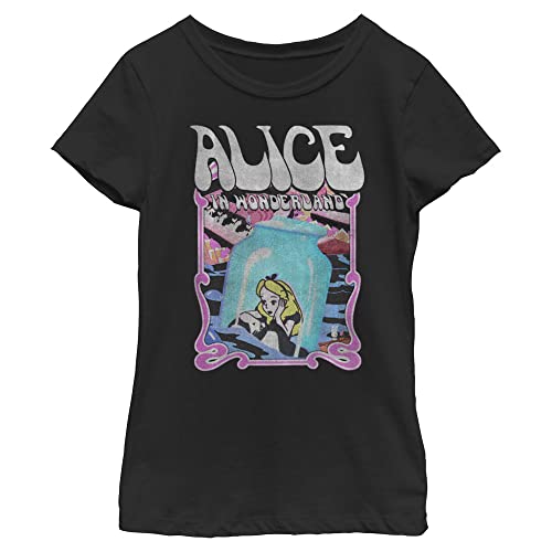 T-Shirt Disney Alice pour Fille avec Imprimé Résistant Floating Alice