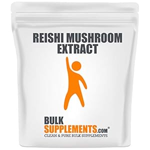BulkSupplements.com Reishi Mushroom Extract Powder – Mushroom Supplements for Immune Support, Superfood – 1000mg of…