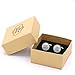 LParkin Wedding Gift Cuff Links -Father of the Bride/I will always be your Little Girl (White)