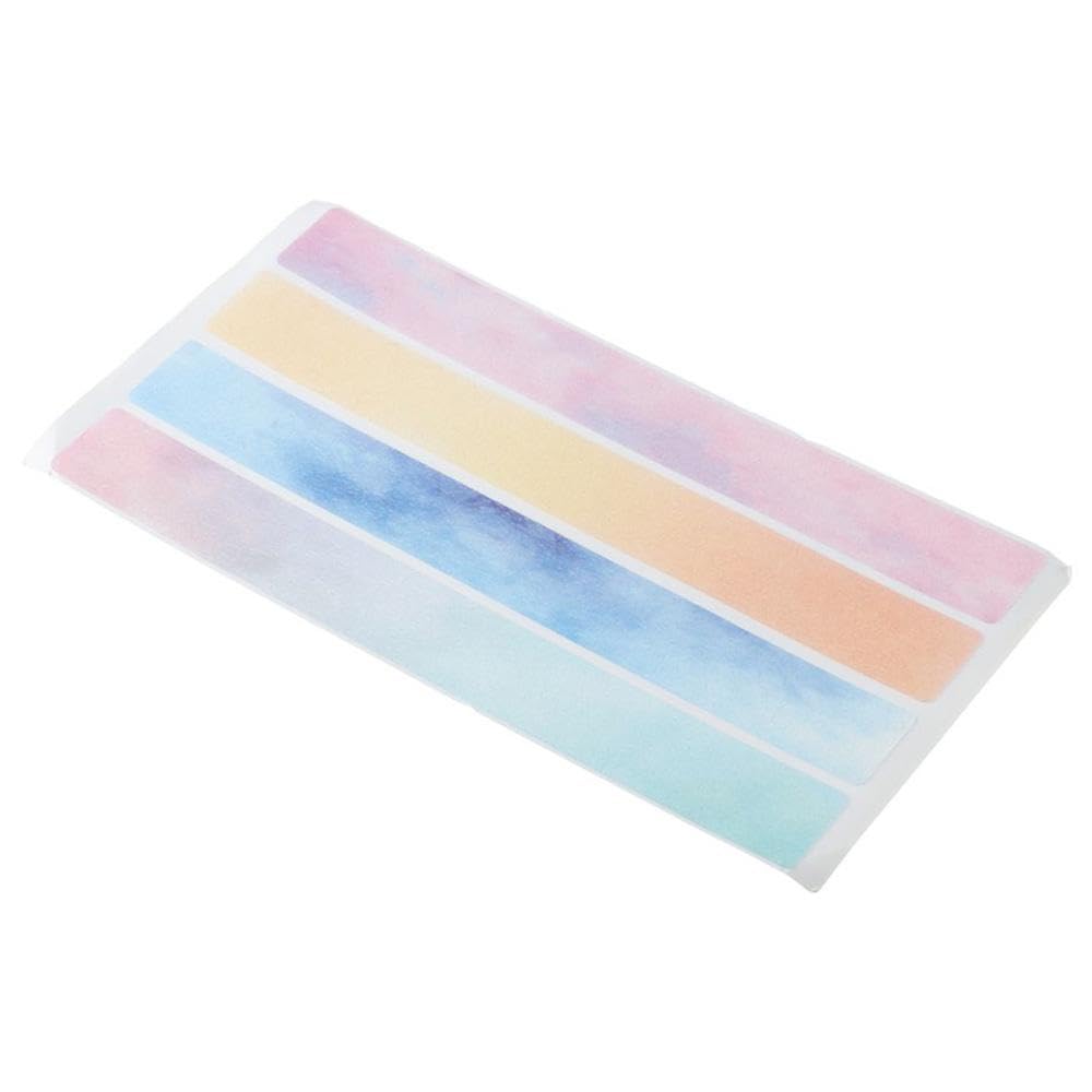 gifthub Anti Slip Shower Stickers, 24pcs 8 inch Colorful Rectangular Shower Strips, Adhesive Safety Bathtub Strips for Bathroom Floor, Shower Stairs, Ladders