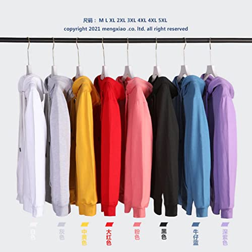 LNICEAR Unisex Women Men Hooded Sweatshirt Casual Solid Color Zip Up Hoodie Long Sleeve Top Jacket with Pocket3