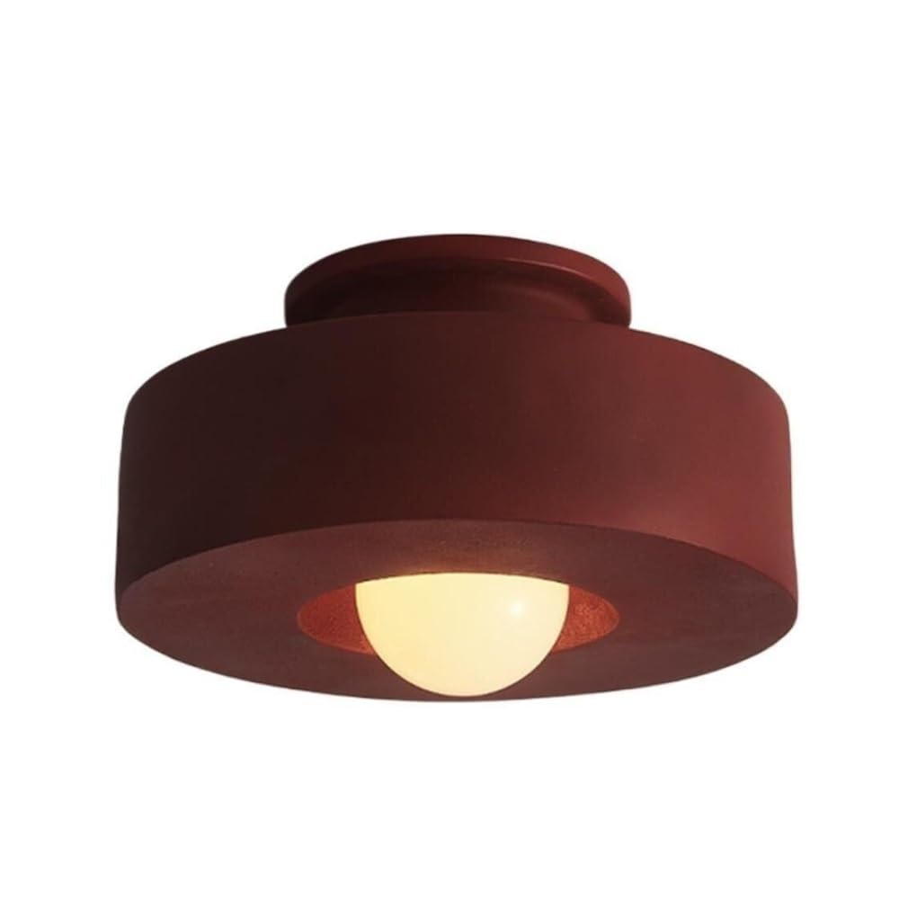 Plafonnier moderne bordeaux pour illuminer votre entrée ou balcon
