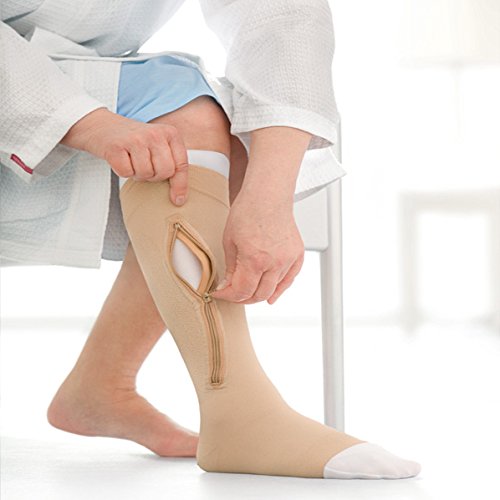 BSN Medical 114522 ULCERCARE 2-PART SYSTEM RIGHT/ZIP W/LIN BEIGE LG