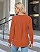 Blooming Jelly Women's Dressy Casual Tops Business Work Blouses Fall Long Sleeve V Neck Shirts 2025(XX-Large,Caramel)