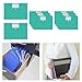 WeiLaiKeQi 10 Pack A4 Document Holders with Label Pocket for Travel and Office Use, Green