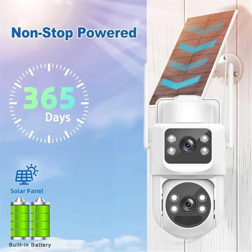 Cámara exterior 4K con panel solar para proteger tu hogar sin cables 7