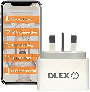 Smart Plug Wi-Fi Outlet, Works with Amazon Alexa (Echo and Echo Dot), Google Home, Wireless Smart Socket, Device Sharing, smart life, With Energy Monitoring in app, No Hub Required