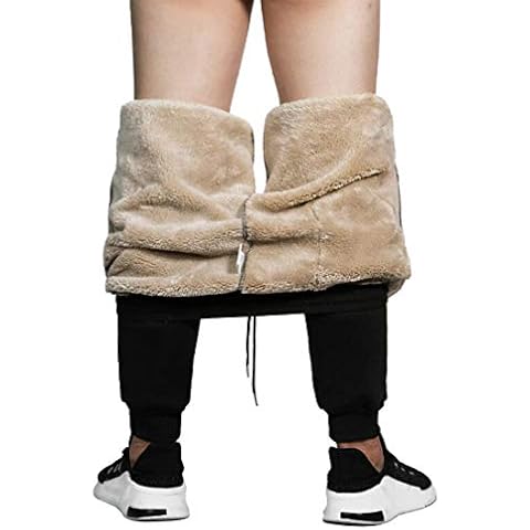 MANLUODANNI Men's Fleece Jogging Bottoms Cover