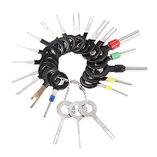 Auto Terminals Removal Key Tool Set | Car Electrical Wiring Crimp Connector Extractor Puller Release Pin Kit 14/18pcs/26pcs