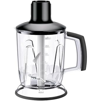 Braun Stand Mixer Attachment 1.25 L for MultiQuick 5 7 & 9 Black