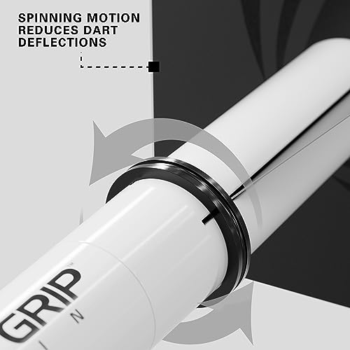 Target Darts Pro Grip Spin Shaft - Set of 3, White, Short - Image 3