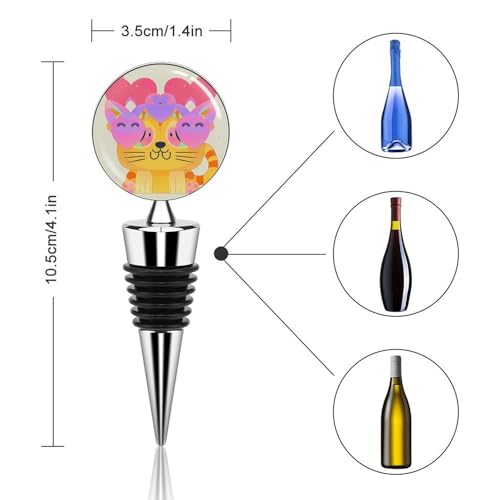 Bouchon de bouteille chaton pour garder la fraîcheur de vos vins - 3