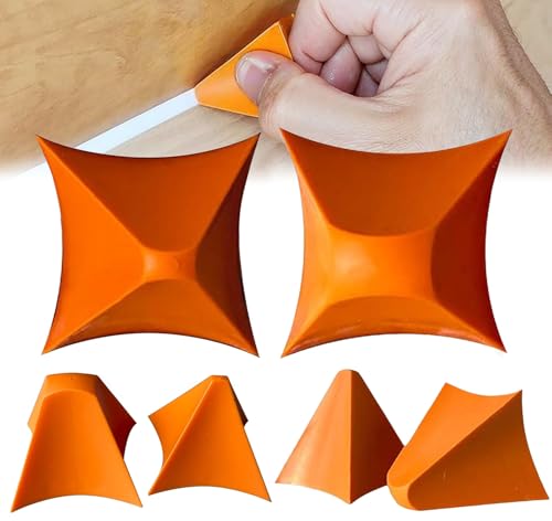Silicone Seam Tool 4PCS Silicone Caulking Tool Reusable Silicone Smoothing Applicator Tool for Kitchen/Bathroom Silicone Sealant Finishing 4/6/10/16mm Calking Tool Wall Joint Floor
