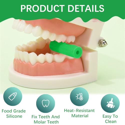 20 Stück Aligner Chewies, Grün Kieferorthopädische Kauartikel Wiederverwendbar Aligner Tablett Sitzer Minzduft Chewies Waschbar Aligner Chompers für Zahnspangen Unsichtbare Zahnspange beißt