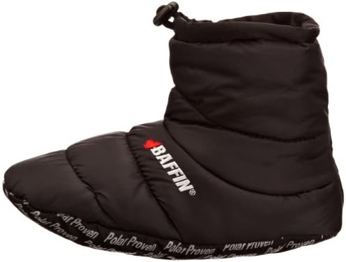 Baffin unisex-adult Cush Insulated Slipper Booty, Black, LG (US Men's 7-8, US Women's 9-10) Medium | Image 6