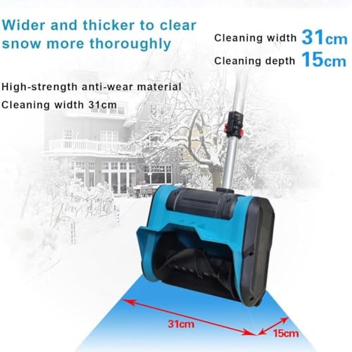Pelle à neige électrique sans fil pour déneiger sans mal de dos - 4