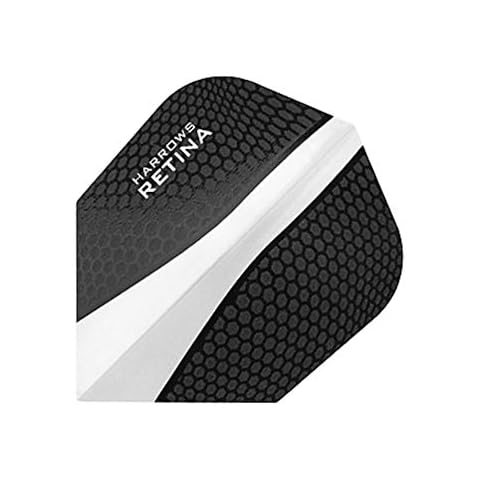 PerfectDarts 5 x Sets HARROWS Retina Clear White Dart Flights Standard Cover