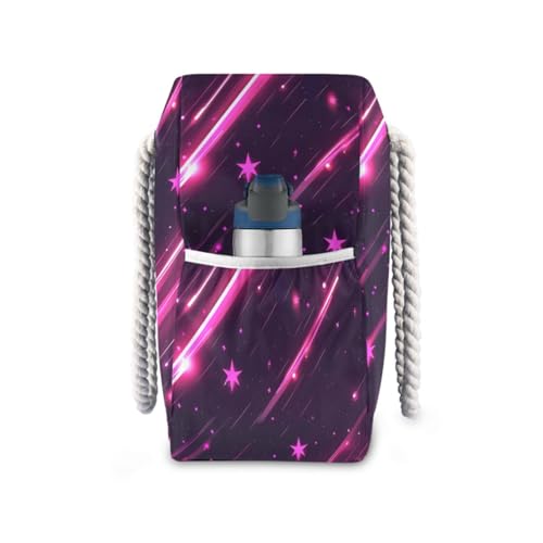 Peach Meteor Sandproof Womens Large Tote with side pocketes Travel Bag Beach Sports Handbag for Pool Gym Grocery Travel3