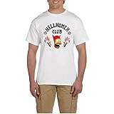 Envío 48/72 H Hell Homer Club - Camiseta de Manga Corta de Hombre Unisex (as4, Alpha, s, Regular, Regular, Blanco, S)