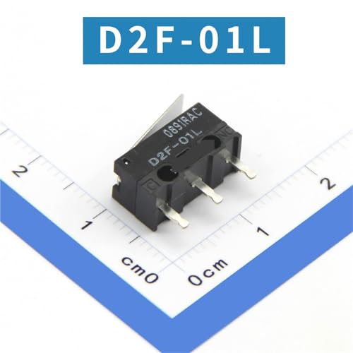 Micro switch D2F-01L limit switch 3 pin pour bouton souris grise - 2