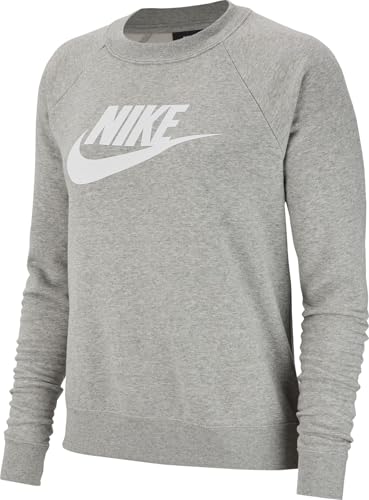 Nike W NSW Essntl Crew FLC Hbr t-shirt manches longues en molleton léger femme