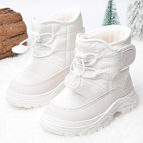 Kids Snow Boots Insulated Winter Snow Boots Faux Fur Lined Winter Warm Unisex Shoes (Toddler/Little Kid/Big Kid)2