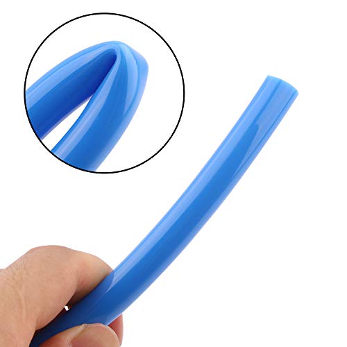 DERPIPE Pneumatic Hose 12mm OD 8mm ID Blue Polyurethane PU Tubing Air Compressor Pipe 100 Meter (328ft) - Thumbnail 3