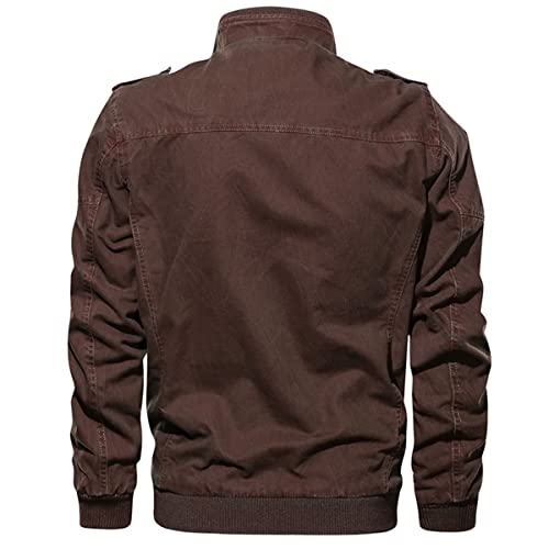 Veste en jean militaire rétro coton bleu XXXXXL blouson denim premium - 4