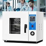 aromaoveite Laborzertifiziertes Vakuumofen-Vakuumpumpen-Set, Tischlaborofen, Edelstahl-Innenauskleidung, Präzise Temperaturregelung Rt+10~250°C, Geeignet Für Produktion Und Forschung. 43L