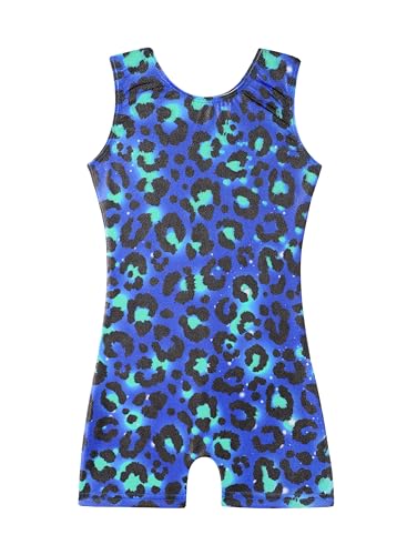 Image of HOZIY Gymnastics Leotards for Girls Unicorn Aurora Rainbow Mermaid Dinosaur Cupcake Sparkle Biketard Toddlers Kids Children