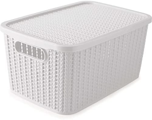 Caixa com Tampa Trama Plasútil 14L D