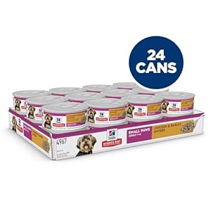 Hills Science Diet Small Mini Senior Adult 7+ Small Mini Breeds Senior Premium Nutrition Wet Dog Food Chicken Barley Loaf 58 Oz Can Case of 24 Cucciolini Doodles Hills science diet small mini senior adult 7+ small mini breeds senior premium nutrition wet dog food chicken barley loaf 5 8 oz can case of 24 cucciolini doodles