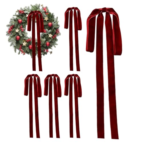 Weihnachtsschleifen für Draußen 20 Weihnachtsschleifen Dekoration | Weihnachtsschleifen Deko Für...