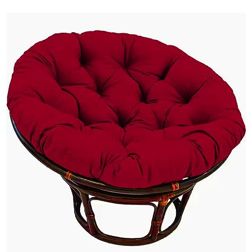 Cojín grueso de repuesto para silla de ratán de 100 cm, cojín redondo para taburete de jardín, cojín colgante para silla de exterior, almohada para muebles de exterior