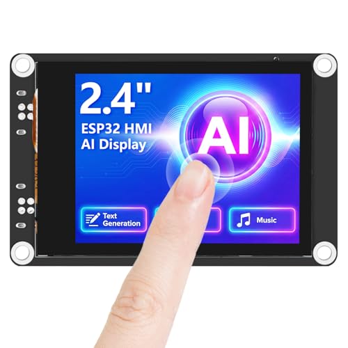ELECROW ESP32 Display 320×240, 2.4" HMI Advanced ESP32 IPS Touch Display, Support AI Speech Interaction, 32-Bit LX7 Dual-Core Processor, Up to 240MHz, Compatible with Arduino, ESP-IDF and LVGL by ELECROW - Used condition - US$22.38