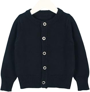 PythJooh Baby,Clothing,Baby Boys 0-24m,Knitwear PythJooh Boys Girls Cardigan Sweater Unisex Baby Kids Long Sleeve Crew Neck Button-Down Solid Knit Cardigan Sweaters 1-7Years