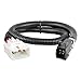CURT 51455 Quick Plug Electric Trailer Brake Controller Wiring Harness, Select Toyota Tacoma, Tundra , Black