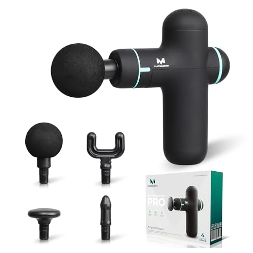 Massagerr Mini Massage Gun PRO, Massage Apparaat/Apparaten, Professioneel, Massage Pistool, Sport en Relax, Massagegun, Nek, Rug, Schouder, Been, Voet, Kuit, Klein, Krachtig en Stil