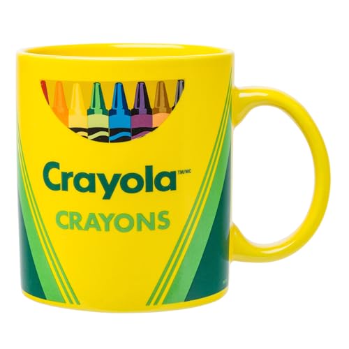 Silver Buffalo Crayola Crayon Box Ceramic Mug, 20 Ounces