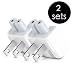 AC Power Adapter Wall Folding Plug Duck Head, Charging Adapter US Plug Duck Head Compatible with MacBook Pro/MacBook Air/Mac iBook/iPhone/iPod AC Power Adapter Brick (2 Pieces)