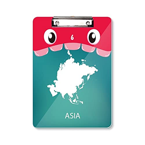 Carte d'Asie dossier à tête plate A4 idéal pour organiser vos cours et révisions