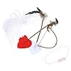 Uonlytech Cupidon Lot de 5 pièces Cupidon pour saint enfant flèche et bandeaux d'ange blancs pour garçon fille nouveau-né cent jours Photographie Prop